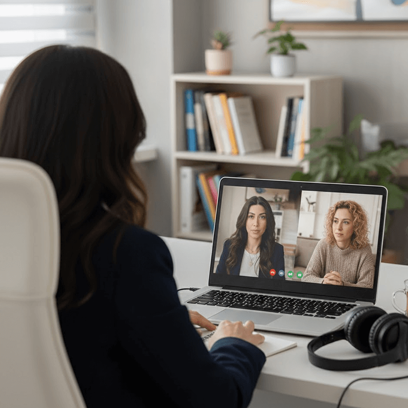 Mekandan bağımsız, güvenilir ve kolay psikolojik destek sunar.